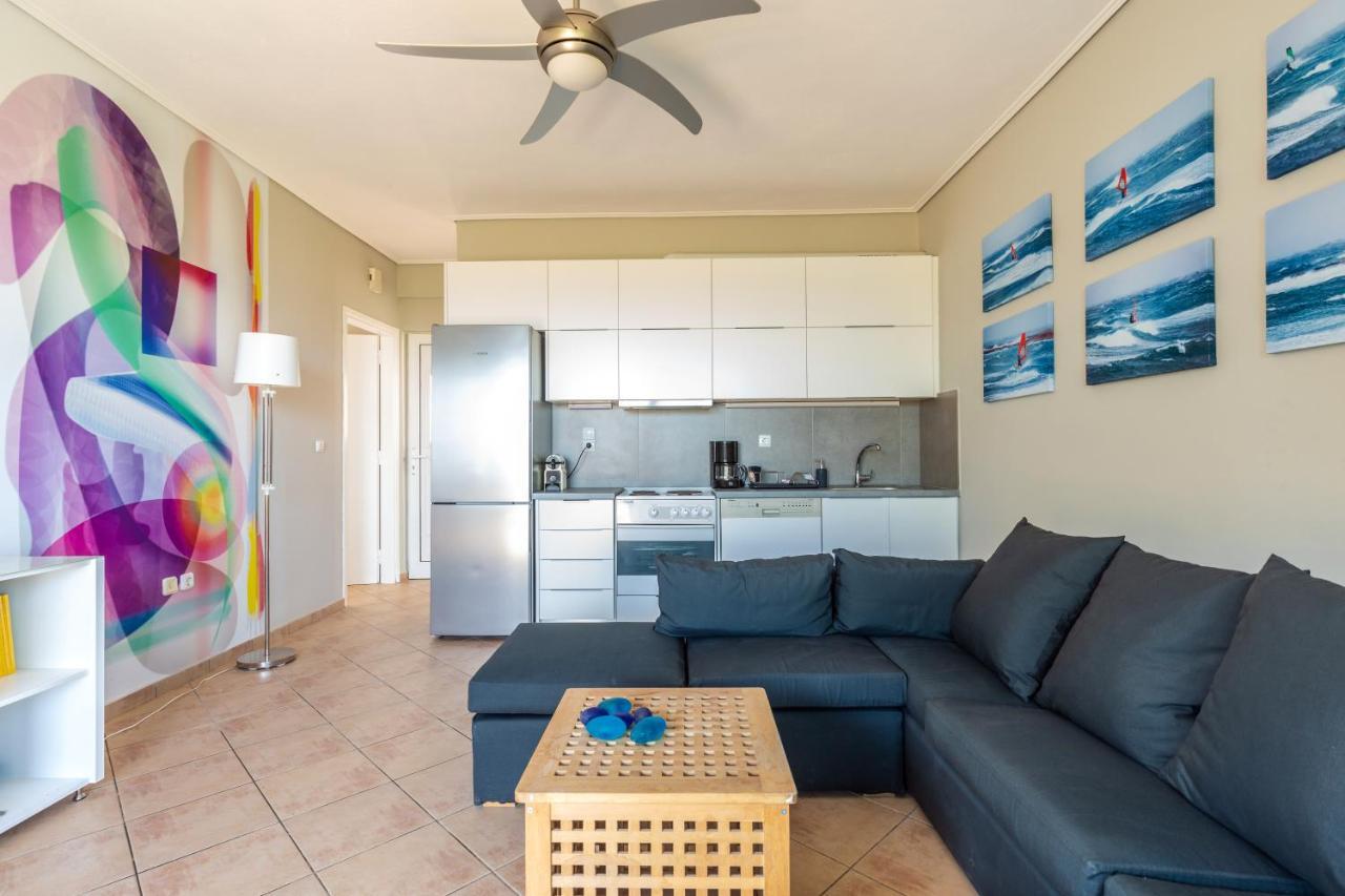 Windsurfing Seaside Apartment Artemida 外观 照片